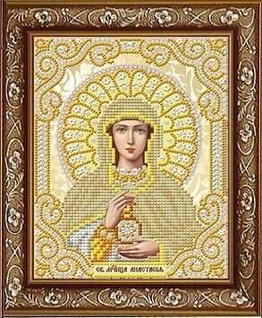 ЖС-5021 Святая Анастасия в жемчуге и золоте