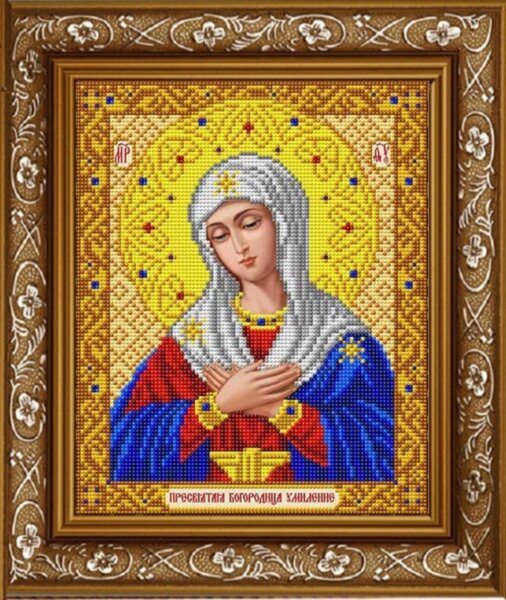ИС-4048 Пресвятая Богородица Умиление в золоте