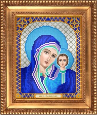 И-5045 Казанская Божия Матерь в синем