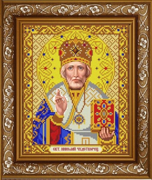 ИС-4051 Святой Николай Чудотворец в золоте
